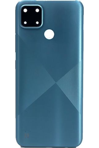 Teknonet Realme C21 Uyumlu Batarya Kapağı - Siyah Siyah