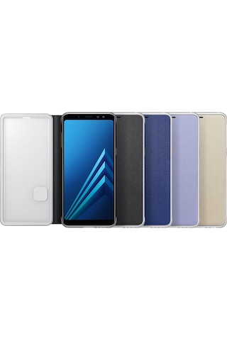 Samsung Uyumlu Galaxy A8+ Plus 2018 Neon Flip Wallet Kapakli Kilif 398670582