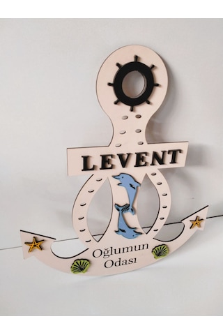Kişiye Özel Kapı Süsü Çocuk Krem