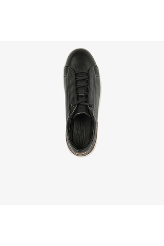 Greyder 17420 Erkek Siyah Hakiki Deri Sneaker Ayakkabı Siyah