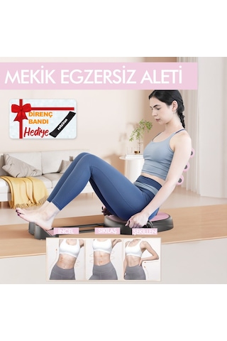 Çok Fonksiyonlu Mekik Aleti Ev Kol Üst Vücut Karın Ve Core Egzersiz Cihazı + Pilates Çorabı