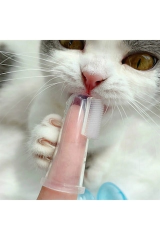 Tineke Kedi Köpek İçin Parmak Diş Fırçası