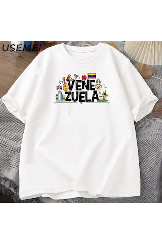 Flood Of Style Venezuela Hasta Tshirt Kadın Erkek Venezüella Con T-shirt Pamuk Kısa Kollu Baskılı Tshirt Uni Beyaz Flood Of Style Venezuela Hasta Tshirt Kadın Erkek Venezüella Con T-shirt Pamuk Kısa Kollu Baskılı Tshirt Uni Beyaz