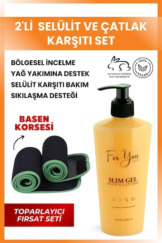 Slim Jel --sıkılaştırıcı-toparlayıcı-çatlak Ve Selülit Kremi Termal Basen Korsesi