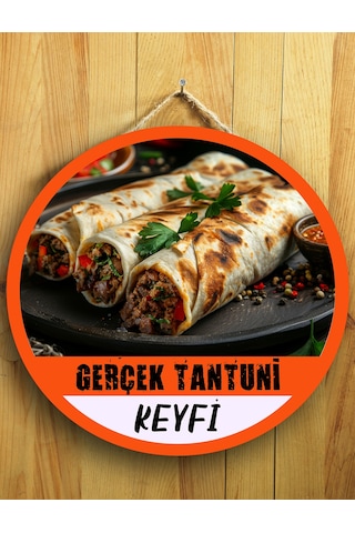 Mayeka Cafeler Tantuniciler İçin Tantuni Duvar Kapı Tablo Ahşap Askılı Pano Tabela