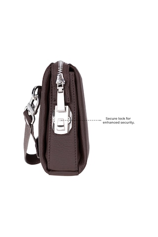 Bloominbag Forte Wrist Espresso Roast Unisex Kilitli Clutch Çanta Kahverengi