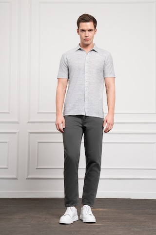 Morven Erkek Yeşil Trend Apaçi Yaka Dynamic Fit Kısa Kollu Gömlek 25ys004005700 Yeşil Yeşil