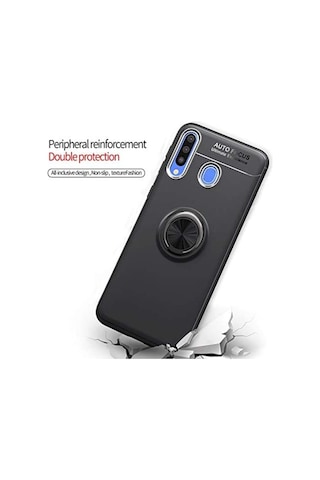 Huawei P30 Lite Yüzüklü Manyetik Ravel Kilif 513799837