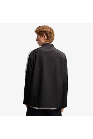 Puma T7 Relaxed Woven Overshirt Erkek Siyah Gömlek 638362 Çok Renkli