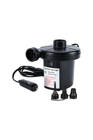 Moveevo 12v Dc Araç Elektrikli Hava Pompası - Hızlı Şişirme/boşaltma, 3 Fişli, Taşınabilir Abs Malzeme, Ev/outdoor Kullanımı