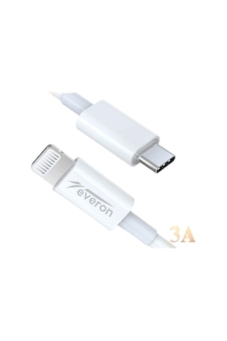 Everon CH-EVR-002 iPhone Apple Uyumlu iPad 25 W Type-C To Lightning Hızlı Şarj Cihazı