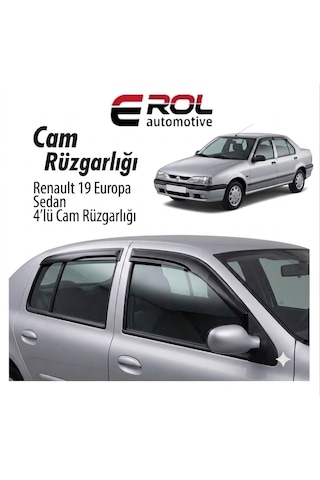 Renault 19 Europa 4'lü Sedan-hb Mugen Cam Rüzgarlığı