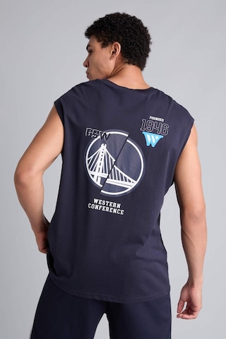 Defacto Pamuk Nba Golden State Warrıors Oversıze Sırt Baskılı Bisiklet Yaka Atlet G2425ax26aunv146 Lacivert-nv146