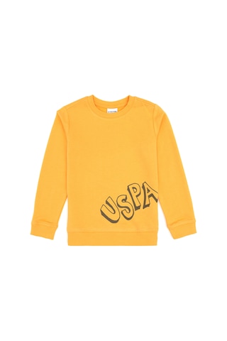 U.S. Polo Assn. Erkek Çocuk Mango Bisiklet Yaka Basic Sweatshirt 50313979-VR244