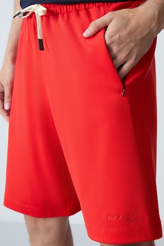Air Jones Tommy Life Fiesta Pamuklu Kalın Yumuşak Dokulu Standart Fit Basic Erkek Şort - 81276 Kırmızı