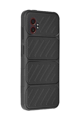 Newface Samsung Galaxy Uyumlu Xcover 7 Pro Auto Focus Karbon Kapak - Siyah Evimdeyokyok