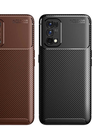 Realme 7 Pro Kilif Karbon Silikon Case 393316255