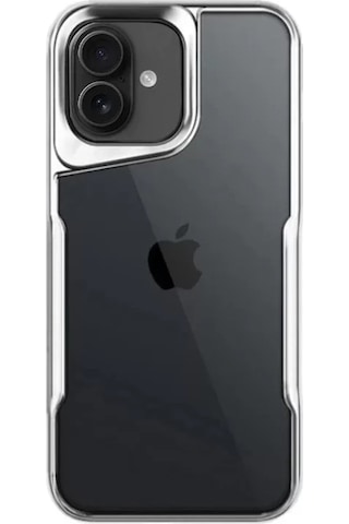Newface Apple Uyumlu iPhone 16 Plus Kılıf Boyi Silikon Kapak - Gümüş