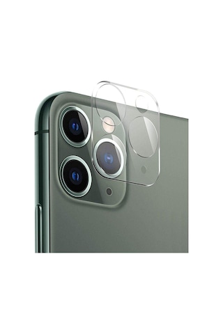Apple Uyumlu iPhone 11 Pro Max Kamera Lens Koruma Camı Şeffaf