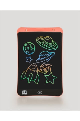 Lcd Pembe Dijital Çizim Tableti Renkli 12 İnç Pembe