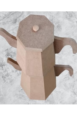 1448bng90229hobi Adn Dekoratif Çaydanlık Cnc Kesim Ahşap Mdf Ham Model El Yapım Ahşap