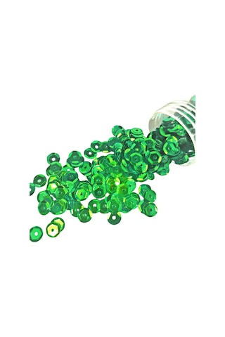 Yeşil Renkli Pul Yuvarlak Pul 8mm Pul- 1 Adet