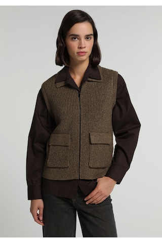 Colin's Colins Regular Fit Polo Yaka Düz Kadın Yeşil Hırka Cl1083317 Q1.v1 Kml Haki