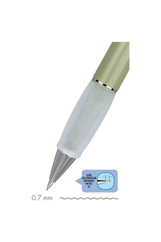 Serve Deep Mekanik Uçlu Kalem Toprak Tonları 0.7 Mm Yaprak Yeşili