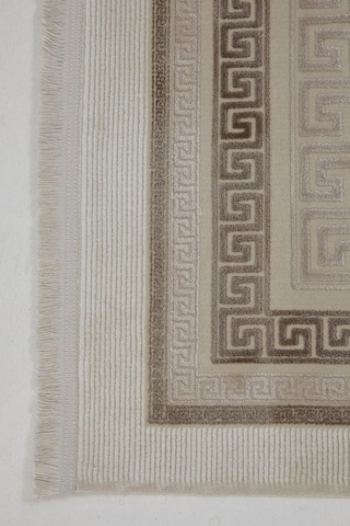 Tılsım 196814 Kahverengi - Minimal Elite Desenli Kahverengi Halı Kahverengi