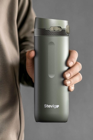 Stevig 4 Action Trigger-control Çelik Termos 500 Ml Climbing Ivy St-228 Yeşil