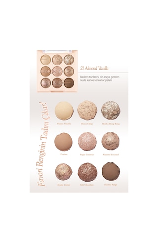 Dasique Mat Ve Işıltılı Renk Seçenekleri Sunan Far Paleti Shadow Palette 21 Almond Vanilla 21 Almond Vanilla