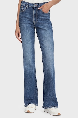 Tommy Jeans Pamuklu Slim Fit Yüksek Bel İspanyol Paça Jean Kadın Kot Pantolon Dw0dw23077 1bk Mavi