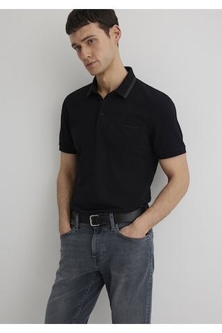 Mavi - Siyah Polo Tişört 0611829-900 Siyah