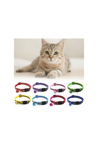 Samdoo Köpek Ve Kedi İçin Yansıtıcı Nylon Kepçe, Zil İle Ayarlanabilir, Dayanıklı, Tüm Mevsimlerde Kullanılabilir, Fosfor Yeşili