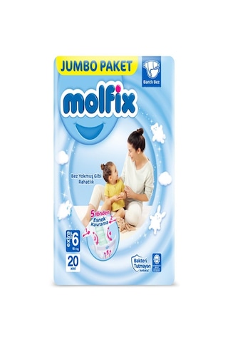 Molfix Jumbo Extra Large 20 No 6
