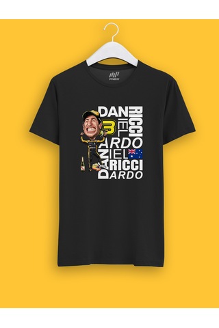 Fnbx Daniel Ricciardo Style T-shirt Siyah