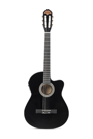 Miguel Artegas Mag65Cebk Siyah Elektro Klasik Gitar