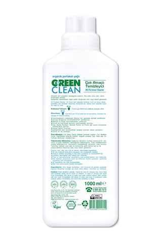 Green Clean Bitkisel Çok Amaçlı Temizleyici 1000 Ml