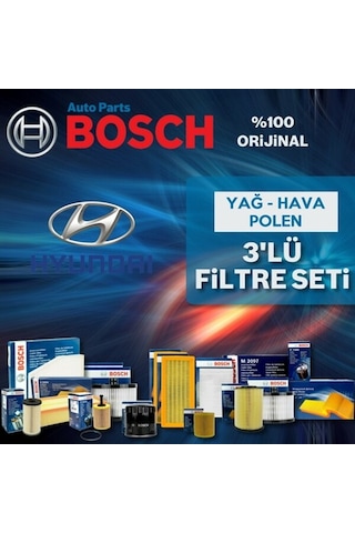 Hyundai Accent Era 1.4 Bosch Filtre Bakım Seti 2006-2012