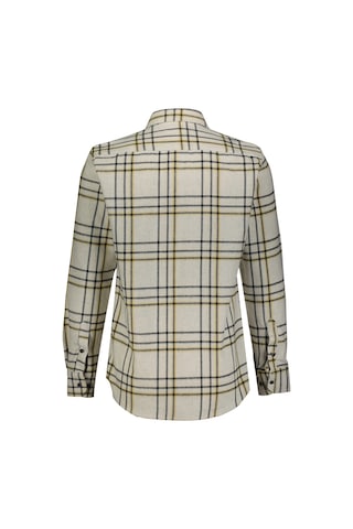 Finesuits Erkek Flanel Gömlek 2422204014.flr Ekru