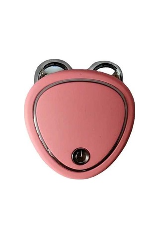 Tysm Taşınabilir Şarjlı Çift Rulo Masaj Aleti Mikro Akım Güzellik Cihazı Pembe Evde Kolay Kullanım İçin Mükemmel Pembe