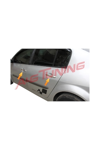 Renault Megane 2 Hb Krom Kapı Kolu Tk 2004-2010 Paslanmaz Çelik N11.657