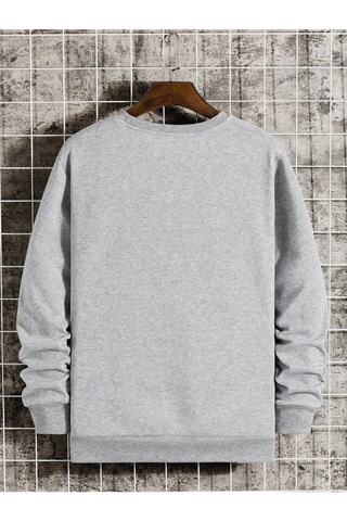 Altamira Unisex Atalanta Baskılı Bisiklet Yaka Oversize Sweatshirt 001