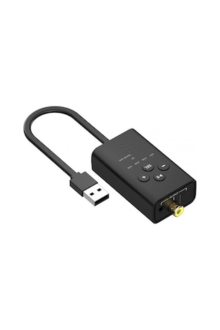 5.2 Bluetooth Ses Alıcısı Pc İçin Fiber Koaksiyel Aux Çıkışlı Dijital Dönüştürücü