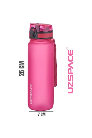Uzspace 800 ML Yeni Ebat Boy 25 CM Tritan Su Matarası Bpa