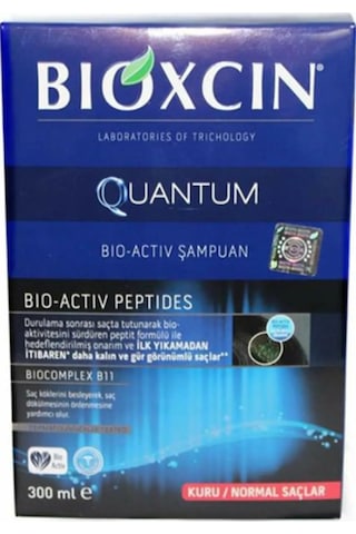 Bioxcin Quantum Kuru ve Normal Saçlar için Saç Dökülmesine Karşı Şampuan 300 ML