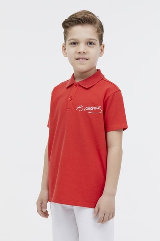 Lumberjack Ul 12ata02 4fx Kırmızı Unisex Çocuk Kısa Kol T-shirt 000000000101924310 Kırmızı