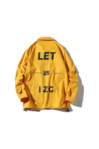 Pasifix Erkekler İçin Günlük Baskı Uzun Kollu Ceket 001