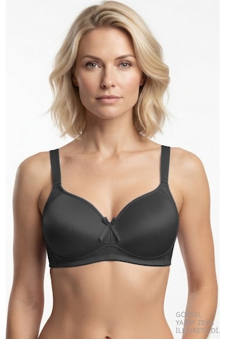 Cottonill Bra - Elvia Büyük Beden Parlak Balensiz Straplez Minimizer Kadın Sütyen 3'lü Paket-3 Çok Renkli