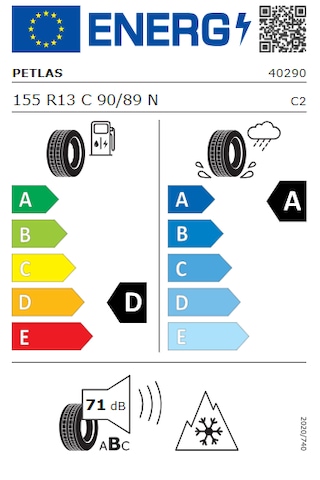 Petlas 155 R13C 90/89N 8pr Full Grip Pt925 M+S Kış Lastiği 2024